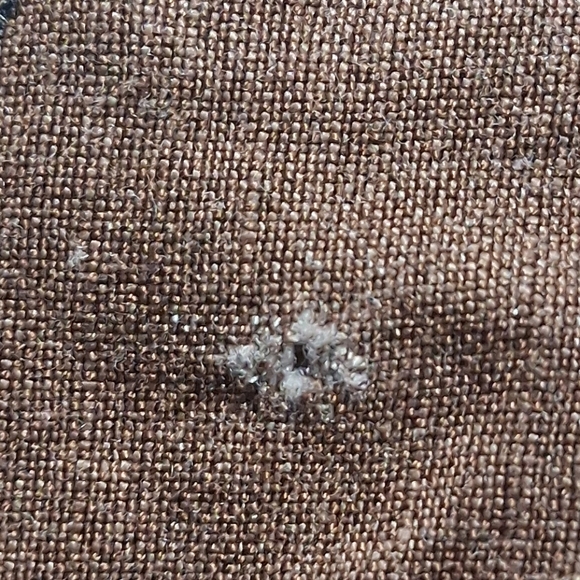 EAST 5Th Womens Size 2X Sleeve Shirt Linen Rayon Brown Safari Animal Print - Picture 6 of 7